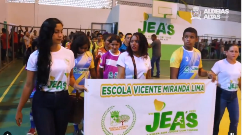 Abertura Dos Jogos Escolares 2022 Em Aldeias Altas Prefeitura