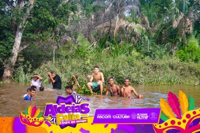 Feijoada, pizeiro e alegria marcaram o domingo da Feijoada da Saúde no Aldeias Folia