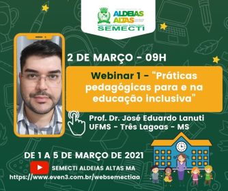 Prefeitura realiza webinário de abertura do ano letivo de 2021 da rede municipal de ensino