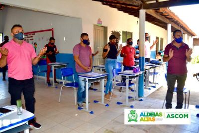 Professores da zona rural recebem formação do I Encontro Pedagógico em Aldeias Altas	