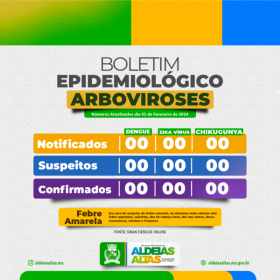 BOLETIM EPIDEMIOLÓGICO – ARBOVIROSES