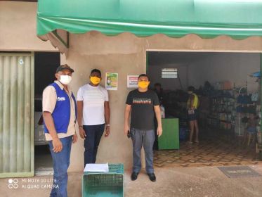  Através da Vigilância Sanitária prefeitura fiscaliza estabelecimentos comerciais em Aldeias Altas