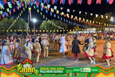 São João no Polo Novo Estado celebra tradição com cultura, alegria e união na zona rural de Aldeias Altas!