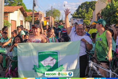 Pedalada da EMPEV reúne comunidade escolar em momento de saúde, integração e diversão