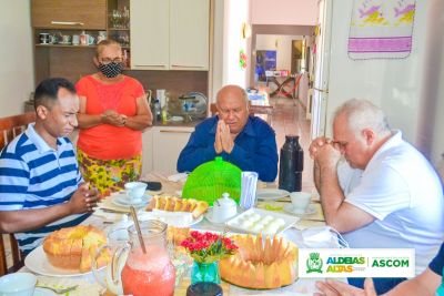 Prefeito participa de café da manhã com pastores da Assembleia de Deus de Aldeias Altas