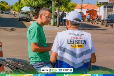 Semana Nacional do Trânsito começa em Aldeias Altas com blitz educativa pela segurança e pela vida!
