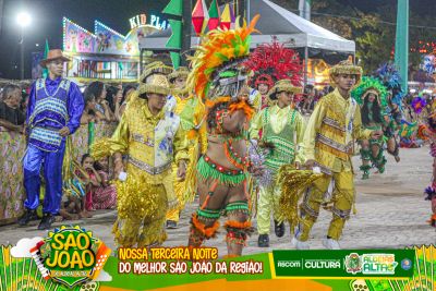 Terceira noite do São João de Aldeias Altas encanta com tradição, quadrilhas, shows e muita alegria