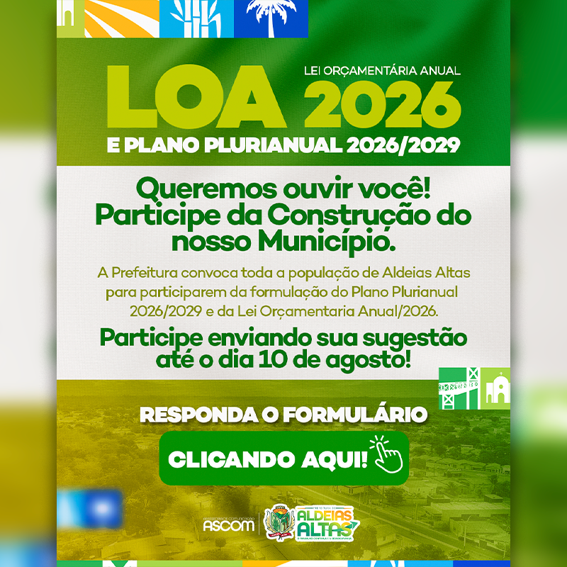 QUEREMOS OUVIR VOCÊ!