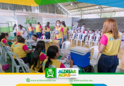 Rede Municipal de Ensino de Aldeias Altas garante imunização de grupos prioritários